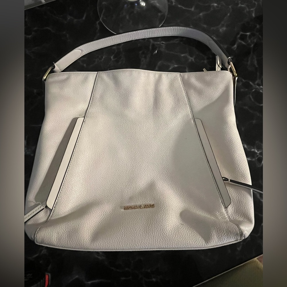 Michael Kors Cream Leather Handbag